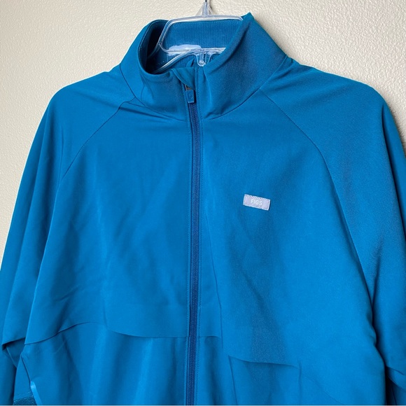 FIGS Sydney Scrub Jacket Size L - Pacific Blue - Picture 3 of 7